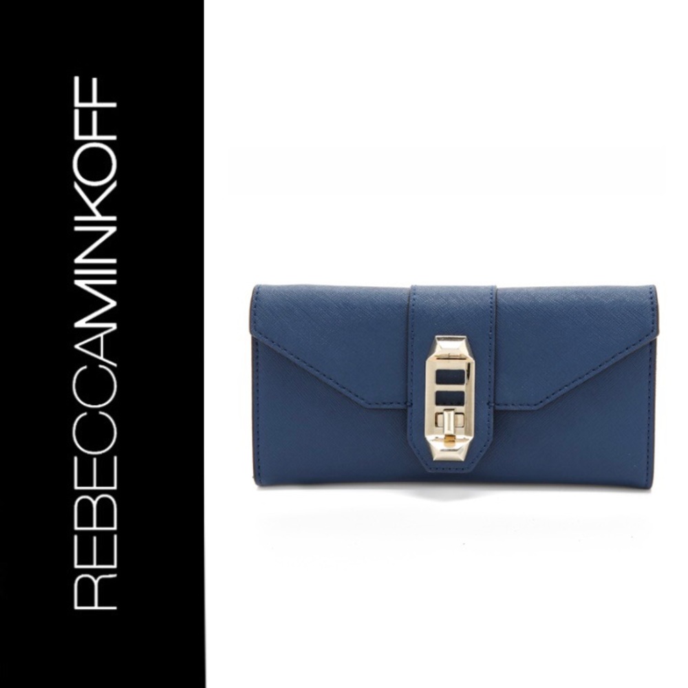 Rebecca Minkoff Safiano Turn Lock Mason Wallet